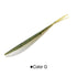 Spinpoler 2" 3" 4" Soft Fishing Lures Jerk Minnow Shad Drop Shot Soft Bait Swimbait Split Tail for Bass Trout Pike Walleye Pesca